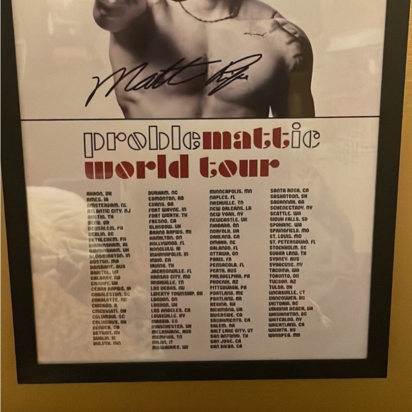 Matt Rife Signed Poster (Framed) - Picture 2 of 2